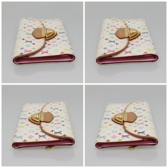 LOUIS VUITTON Multicolor Portefeuille Eugenie Wallet White M60053 LV Auth 142358 - Picture 16 of 16